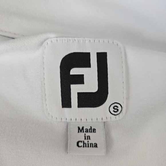 Foot Joy Womens S Golf Jacket Zip Up Track Style Aqua - Picture 11 of 12